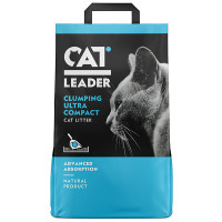Cat Leader Clumping КЭТ ЛИДЕР УЛЬТРАКОМПАКТ ультрагрудкувальний наповнювач у котячий туалет , 5 кг.