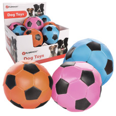 Flamingo Football Multiple Colours ФЛАМІНГО ФУТБОЛЬНИЙ М’ЯЧ КОЛЬОРОВИЙ 10см іграшка для собак , 10 см см.