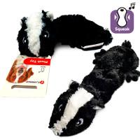 Flamingo Shaky Skunk ФЛАМИНГО СКУНС мягкая игрушка с пищалкой для собак, 32х14х4 см.