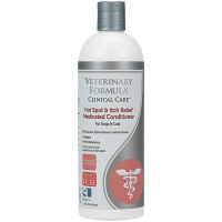 Veterinary Formula Hot Spot&Itch Relief Medicated Conditioner ВЕТЕРИНАРНА ФОРМУЛА АНТИАЛЕРГЕННИЙ КОНДИЦІОНЕР для собак і котів, болезаспокійливий і протизапальний, з лідокаїном, гідрокортизоном , 0.473 л.
