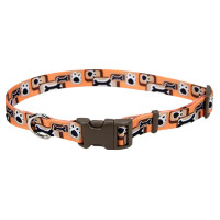 Coastal Pet Attire Styles КОСТАЛ СТАЙЛС нашийник для собак, 2.5х46-66см , Помаранчева кістка см., 2,5 х 46-66см см.