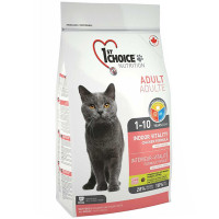 1st Choice Adult Indoor Vitality Chicken ФЕСТ ЧОЙС КУРКА ВІТАЛІТІ сухий суперпреміум корм для котів , 5.44 кг., Пакунок см.