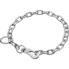 Sprenger Long Link середня ланка+карабін нашийник для собак, 3мм, сталь , 3 мм, 60 см см., Хромована сталь см.
