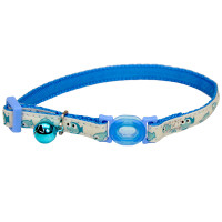 Coastal Fashion Safe Cat Collar КОСТАЛ безпечний нашийник що світится в темряві для котів , Блакитна рибка см., 1х20-30 см см.