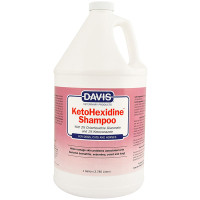 Davis KetoHexidine Shampoo ДЭВИС КЕТОГЕКСИДИН шампунь с 2% хлоргексидином и 1% кетоконазолом для собак и кошек с заболеваниями кожи, 3.8 л.