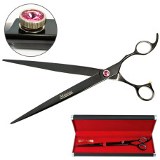 Davis Majutsu Titanium Straight ДЭВИС ПОЛОЖИТЕЛЯ ТИТАНИУМ прямые ножницы для стрижки собак , 10", 25,4 см см.