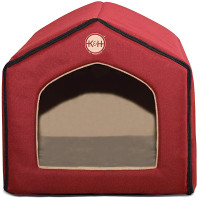K&H Indoor Pet House будиночок для котів та собак малих порід , Червоний см., 41x38х36 см см.