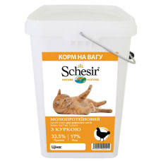 Schesir Cat Adult Chicken ШЕЗІР ДОРОСЛИЙ КУРКА сухий монопротеїновий корм для котів , 5 кг., На вагу см.