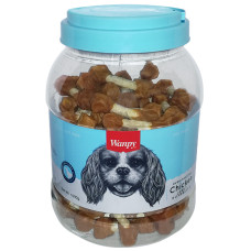 Wanpy Chicken Jerky Dumbbells ВАНПІ КІСТКА-ГАНТЕЛЬ З В’ЯЛЕНОЮ КУРКОЮ ласощі для собак , 1 кг.