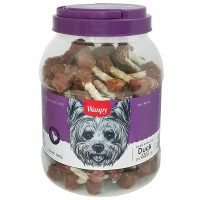 Wanpy Duck Jerky Dumbbells ВАНПІ КІСТКА-ГАНТЕЛЬ З В’ЯЛЕНОЮ КАЧКОЮ ласощі для собак , 1.2 кг.