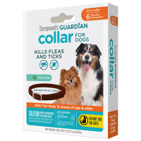 Sergeant’s Guardian Flea&Tick Dog Collar ГАРДІАН НАШИЙНИК від бліх і кліщів для собак , Довжина 60 см см., Коричневий см.