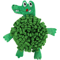 Flamingo Sniffing Carpet Crocodile ФЛАМІНГО КРОКОДИЛ нюхальний килимок, іграшка для собак , 38 (Д) х 34 (Ш) х 2.5 (В) см см., Зелений см.