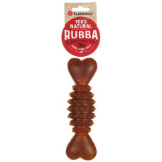 Flamingo Rubba Bone ФЛАМІНГО КІСТКА ГУМОВА З ШИПАМИ іграшка для собак , L см., 20(Д) х 6(Ш) х 6(В) см см., Коричневий см.