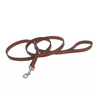 Coastal Circle-T Dog Leash КОСТАЛ СЕРКЛ-Т кожаный поводок для собак, 2.5смХ1.2м, Бежевый см.