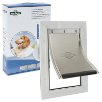 PetSafe Staywell Aluminium Medium ПЕТСЕЙФ СТЕЙВЕЛ АЛЮМІНІЙ дверцята для собак середніх порід, посилена конструкція , 277х400 мм см., для середніх порід см.