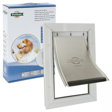 PetSafe Staywell Aluminium Medium ПЕТСЕЙФ СТЕЙВЕЛ АЛЮМІНІЙ дверцята для собак середніх порід, посилена конструкція , 277х400 мм см., для середніх порід см.