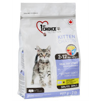1st Choice Kitten Healthy Start ФЕСТ ЧОЙС КУРКА ДЛЯ КОТЕНКОВ сухой суперпремиум корм для котят , 0.907 кг., Упаковка см.