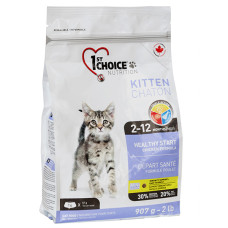 1st Choice Kitten Healthy Start ФЕСТ ЧОЙС КУРКА ДЛЯ КОШЕНЯТ сухий суперпреміум корм для кошенят , 0.907 кг., Пакунок см.