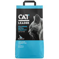 Cat Leader Clumping КЭТ ЛИДЕР УЛЬТРАКОМПАКТ ультрагрудкувальний наповнювач у котячий туалет , 10 кг.