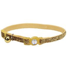 Coastal Fashion Safe Cat КОСТАЛ ФЕШН безпечний нашийник для котів, 1х30см , Золотий см., 1 х 20-30 см см.