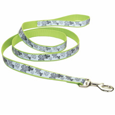 Coastal Lazer Brite Reflective Leash КОСТАЛ ЛАЗЕР БРАЙТ світловідбивний повідець для собак, 1.6смХ1.2м , Конюшина см., 1,6 см х 1,2 м см.
