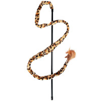 Flamingo Leopard Fishing Rod ФЛАМИНГО ЛЕОПАРД удочка дразнила игрушка для кошек, 50 см см.