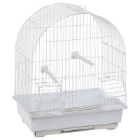 Flamingo Jambi ФЛАМИНГО ДЖАМБИ клетка для канареек и небольших птиц , 29.5(Д) х 22(Ш) х 41(В) см см., Белый см.