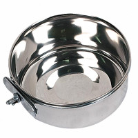 Flamingo Feeding Bowl With Nut ФЛАМИНГО кормушка для грызунов и птиц, навесная с гайкой, d 15 см см., 0.88 л.