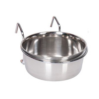 Flamingo Feeder With Hook ФЛАМИНГО КОРМНИЦА НАВЕСНА с крючками для хомяков, морских свинок, крыс, попугаев, d=10 см см., 0.29 л.