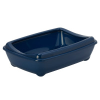 Moderna Arist-O-Tray Medium МОДЕРНА АРІСТ-О-ТРЕЙ МЕДІУМ туалет з бортиком лоток для котів, 43х31х12см , Чорничний см., 43(Д) х 31(Ш) х 12(В) см см.