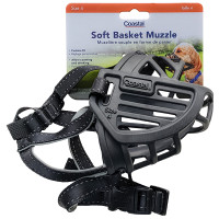 Coastal Soft Basket Muzzle КОСТАЛ СОФТ БАСКЕТ МАЗЛ силіконовий намордник для собак , розмір 4 см.