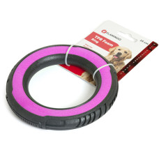 Flamingo Foam Livia Ring ФЛАМІНГО КІЛЬЦЕ іграшка для собак , M см., с ароматом малины см.