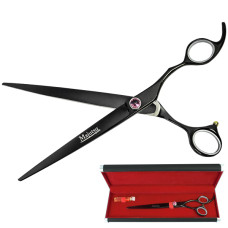 Davis Majutsu Titanium Straight ДЭВИС ПОЛОЖИТЕЛЯ ТИТАНИУМ прямые ножницы для стрижки собак , 8,5", 21,6 см см.