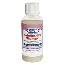 Davis KetoHexidine Shampoo ДЕВІС КЕТОГЕКСИДИН шампунь з 2% хлоргексидином та 1% кетоконазолом для собак і котів із захворюваннями шкіри , 0.05 л.