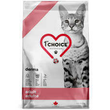 1st Choice Adult Derma ФЕСТ ЧОЙС ДЕРМА сухий дієтичний корм для котів , 1.8 кг., Пакунок см.