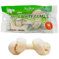 Petz Route Teeth White Gum ПЕТС РУТ КІСТКА ДЛЯ ЧИЩЕННЯ ЗУБІВ жувальні ласощі для собак , M см., 1 шт. х 114 г см.