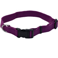 Coastal New Earth Soy Dog Collar КОСТАЛ СОЕВЫЙ ЭКОНАШИЙНИК для собак, Фиолетовый см., L см., 2,5 х 46-66 см см. Coastal New Earth