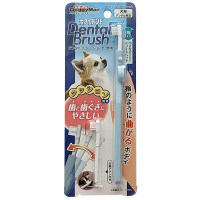 DoggyMan Gentle Dog Toothbrush Short ДОГГІМЕН ЗУБНА ЩІТКА КОРОТКА для чищення зубів собак малих порід , Блакитний см.