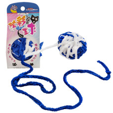 CattyMan Caddice Ball Long Tail КЕТТІМЕН КЕДДІС М’ЯЧ ДОВГИЙ ХВІСТ іграшка для котів , Cиній см.