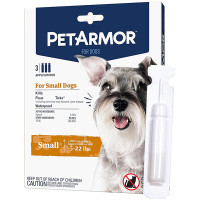 PetArmor Small ПЕТАРМОР краплі від бліх, кліщів, вошей для собак 2.2-10кг, 0.67мл , 3 шт. в пакунку см., 0,67 мл, ціна за 1 піпетку см.