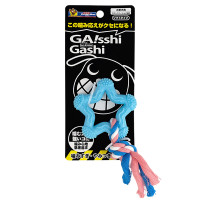 DoggyMan Chew Toy Star with Rope ДОГГІМЕН ЗІРКА З МОТУЗКОЮ жувальна іграшка для собак , Блакитний см.