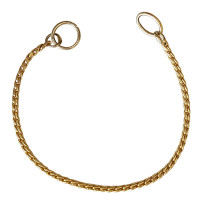 Ring5 ExtraFine Gold РІНГ5 ЕКСТРАКЛАС плетений нашийник-ланцюжок для собак , 25 см см., Золотий см.