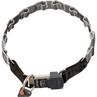 Sprenger NeckTech Fun СПРЕНГЕР НЕКТЕК ФАН пластинчатый ошейник для собак, замок ClicLock, нержавеющая сталь, Нержавеющая сталь см., 60 см см.