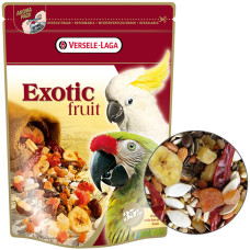 Versele-Laga Prestige Premium Parrots Exotic Fruit Mix ВЕРСЕЛЕ-ЛАГА ПРЕСТИЖ ПРЕМІУМ ЕКЗОТИЧНІ ФРУКТИ додатковий корм для великих папуг , 0.6 кг.