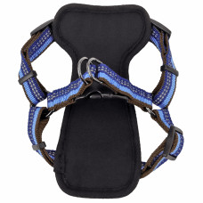 Coastal K9 Explorer Harness КОСТАЛ К9 ЕКСПЛОРЕР світловідбивна шлея з нагрудником для собак 2.3-4.5кг , Сапфіровий см., 1,6 х 30-45 см см., для собак 2,3-4,5 кг см.