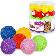 Flamingo Glitter Ball ФЛАМІНГО БЛИСКУЧИЙ М’ЯЧ іграшка для котів , 5 см см.