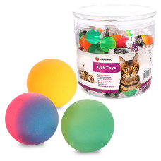 Flamingo Bounce Ball ФЛАМІНГО БАУНЗ БОЛЛ латексний м’яч іграшка для котів , діаметр 3,5 см см., В асортименті см.