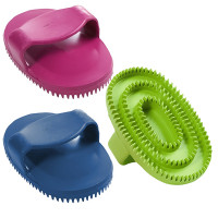 Flamingo Ruber Oval Brush ФЛАМІНГО МАСАЖНА ЩІТКА овальна гумова для собак