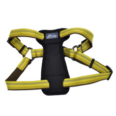 Coastal K9 Explorer Harness КОСТАЛ К9 ЕКСПЛОРЕР світловідбивна шлея з нагрудником для собак 11.3-22.6кг , Золотарник см., 2,5 х 50,8-76,2 см см., для собак 11,3-22,6 кг см.