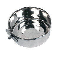 Flamingo Feeding Bowl With Nut ФЛАМИНГО кормушка для грызунов и птиц, навесная с гайкой, d 12 см см., 0.58 л.